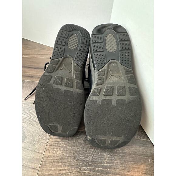 Puma Size US 7 Soft Foam Mesh Lace Up Low Top Activewear Running Sneakers Black - Picture 7 of 13